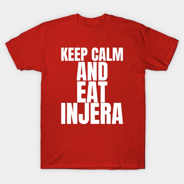 Injera T-Shirt by Amharic Avenue